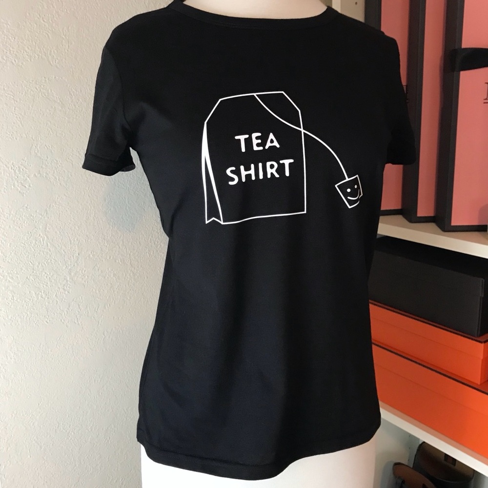 Tea Lovers Graphic Tee Funny High Tea T-Shirt Top - Picture 2 of 4